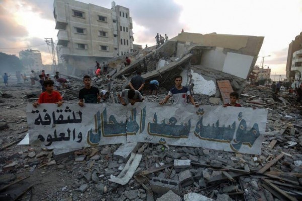 مؤسسة "المسحال" الثقافية تُعلق على تدمير طائرات الاحتلال للمبنى بغزة