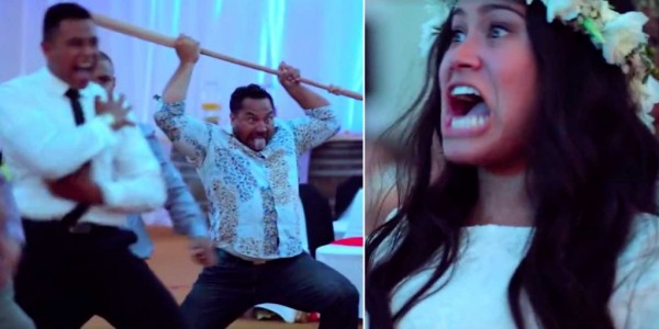 فيديو يكتسح الإنترنت لرقصة "هاكا" في زفاف "نيوزلندي" تثير هلع العروسة