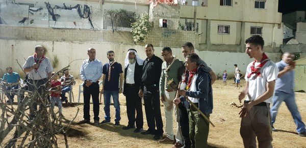 قيادة خليل الرحمن الكشفية تزور مخيم عائدون الكشفي التدريبي الاول وتحضر حفل السمر