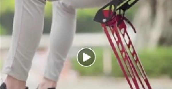 مقعد يمكن ارتداؤه يحل مشكلة الكسالى