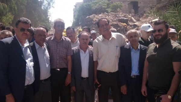 النضال الشعبي تشارك إطلاق عملية إزالة مخلفات الدمار في مخيم اليرموك