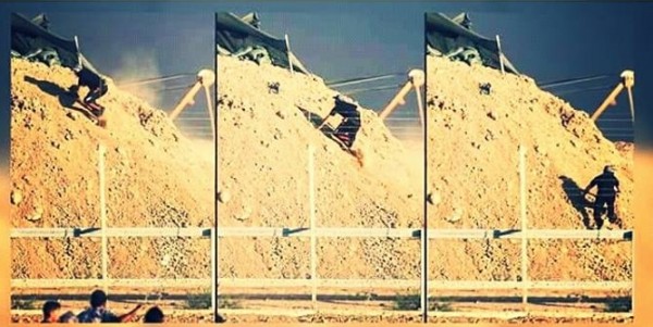 ماذا قال الشاب "زقوت" الذي وقف أمام جنود الاحتلال على جبل المواجهة شرقي غزة؟