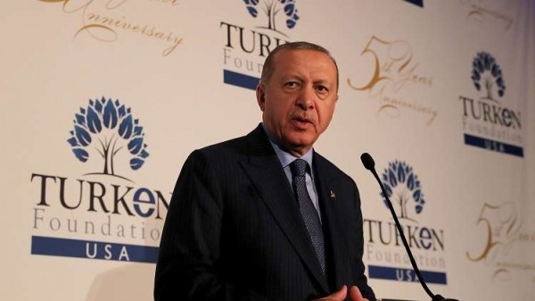 من قلب أمريكا.. الرئيس التركي يتعهد بالدفاع عن القدس من الغزاة "الاسرائيليين"