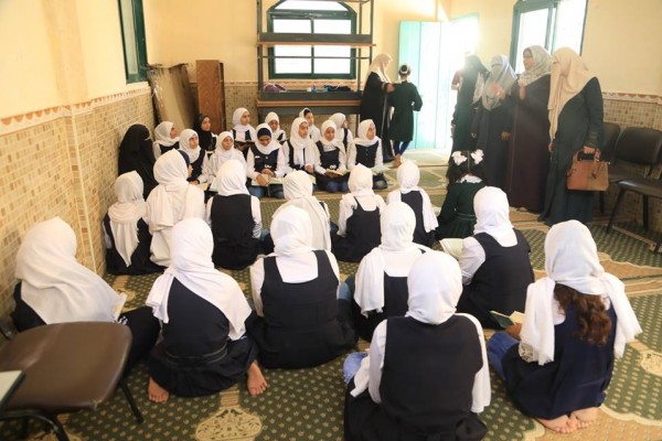 العمل النسائي يجري زيارات تقييمية لحلقات التحفيظ بمدارس شرق غزة