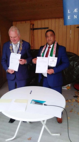 بلدية أريحا توقع اتفاقية تعاون مع بلدية لاردال النرويجية