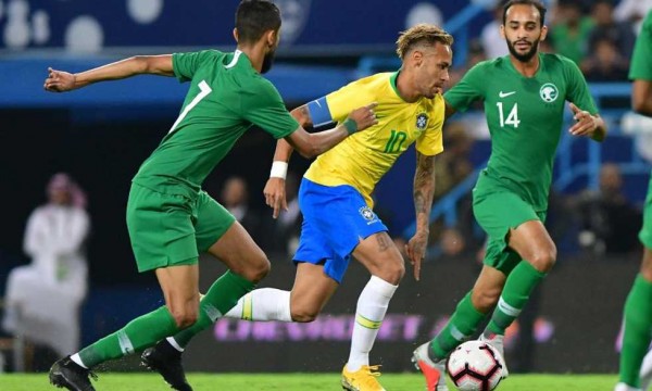 البرازيل تكتفي بهدفين في الأخضر السعودي ضمن البطولة الرباعية الودية
