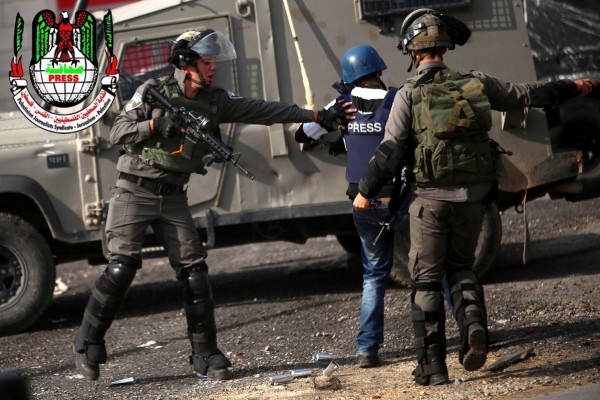 نقابة الصحفيين الفلسطينيين تستنكر بشدة استهداف الاحتلال للزميل جعفر اشتيه