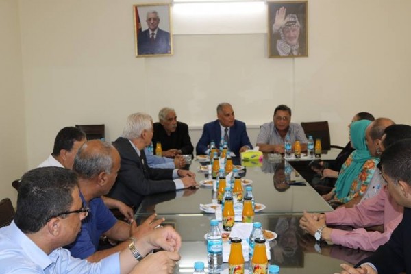 محافظ غزة يلتقي رئيس وأعضاء مجلس أمناء جامعة الأزهر