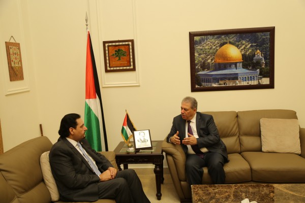دبور يلتقي السفير القطري وسفيرة الدنمارك في لبنان