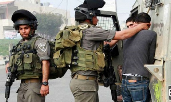 قوات الاحتلال تعتقل خمسة مواطنين بالضفة