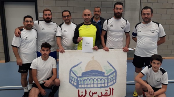 فريق الجالية السورية يحصد المركز الأول المغربي الثاني في بطولة القدس لنا في بلجيكا