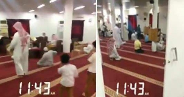 سعودي يرصد "كارثة" داخل مسجد في حفر الباطن