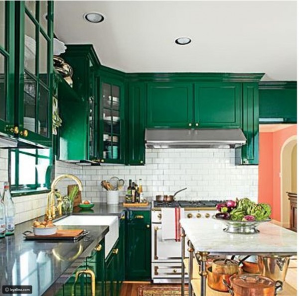صور: ديكورات باللون الأخضر لمنزل يتميّز بالهدوء والراحة النفسية