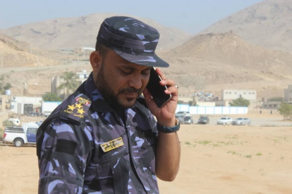العميد التميمي يطمئن على صحة نائب رئيس الوزراء وزير الداخلية
