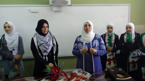 تنظيم مسابقة ثقافية وطنية بين مدرستي بنات أبو علي اياد ورأس عطية الثانويتين