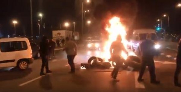 شاهد: تضمنت إشعال (الكوشوك).. احتجاجات إسرائيلية في سديروت ضد التهدئة بغزة