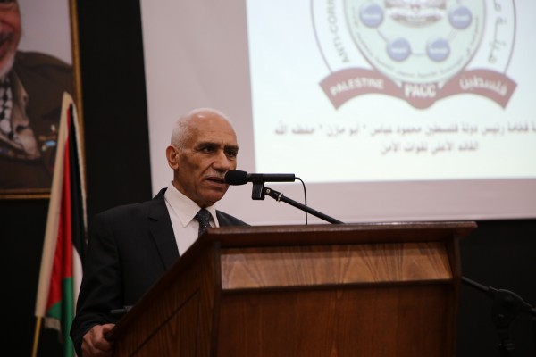 وكيل وزارة الداخلية الفلسطينية يشارك في اختتام مؤتمر الحوكمة في المؤسسة الأمنية