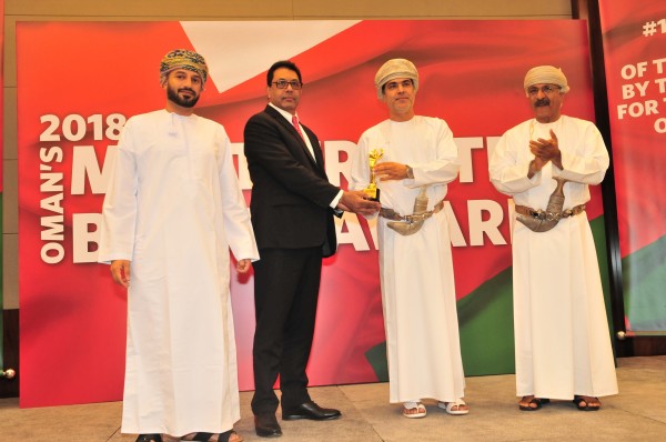 ريسوت للأسمنت تتسلم جائزة العلامة الأكثر ثقة في سلطنة عمان