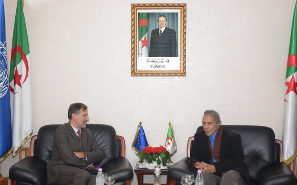 المدير العام للأمن الوطني يستقبل السفير رئيس مفوضية الاتحاد الأوربي بالجزائر