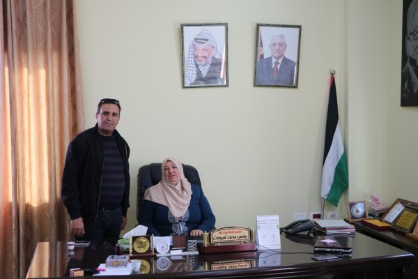 فريجات يستقبل النائبة في البرلمان الأردني فايزة أبو عرقوب