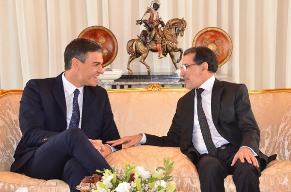 العثماني يستقبل رئيس الحكومة الإسبانية في أول زيارة له للمغرب