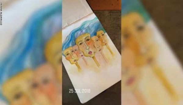 "CNN" تكشف سر الفنانة السعودية التي تترك لوحاتها في المقاهي