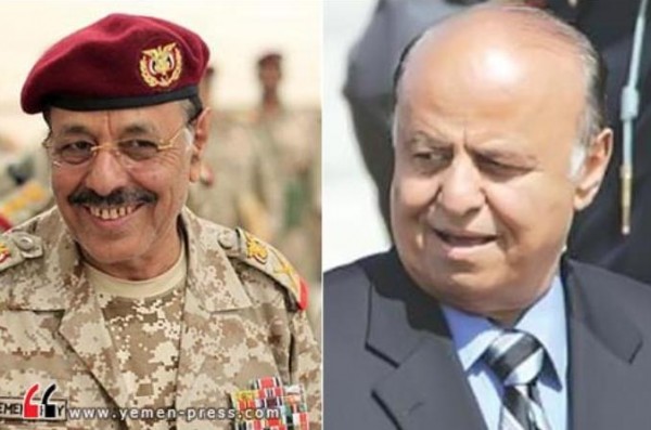 رفض أمريكي بريطاني إماراتي لأي حديث عن تنصيب الأحمر رئيسا بديلا عن هادي