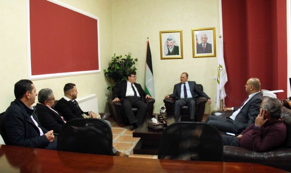 رئيس جامعة فلسطين الأهلية وممثل النمسا لدى فلسطين يبحثان سبل التعاون