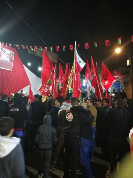 الجبهة الشعبية في نابلس تنظم احتفالاً في استقبال الأسير المحرر صايل