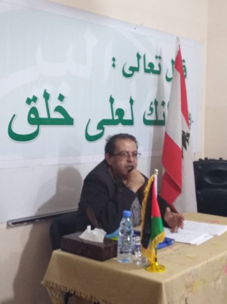 جمعية نور اليقين تستضيف سفير السلام والاعلام الاستاذ رضوان عبدالله