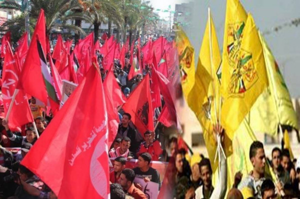 خلال لقائها بالجبهة الشعبية.. حركة فتح تدعو لترتيب العلاقات الوطنية