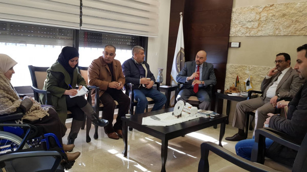 "التحالف الوطني الفلسطيني لتشغيل الأشخاص ذوي الإعاقة" يلتقي النائب العام.
