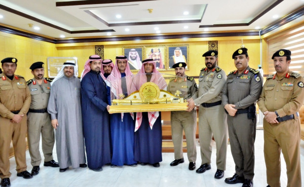 أمين المنطقة يستقبل مدير شرطة منطقة حائل