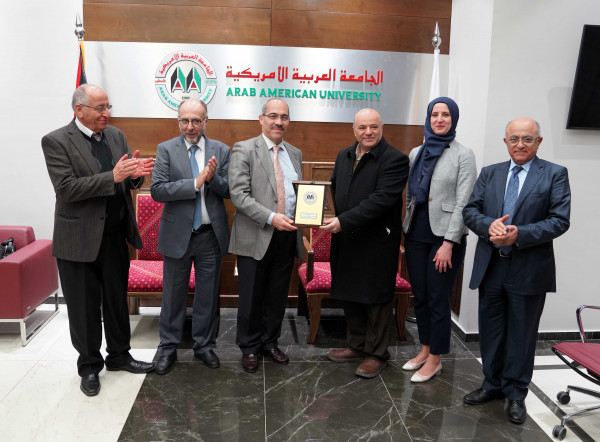 الأمين العام للمجلس الطبي الأردني يزور حرم الجامعة العربية الامريكية في رام الله