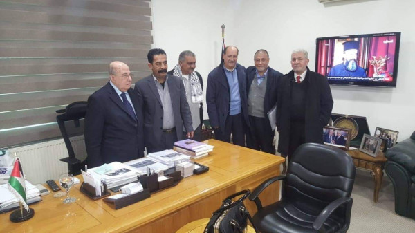 وفد التجمع الفلسطيني للوطن والشتات في الساحة الأردنية يزور المجلس الوطني