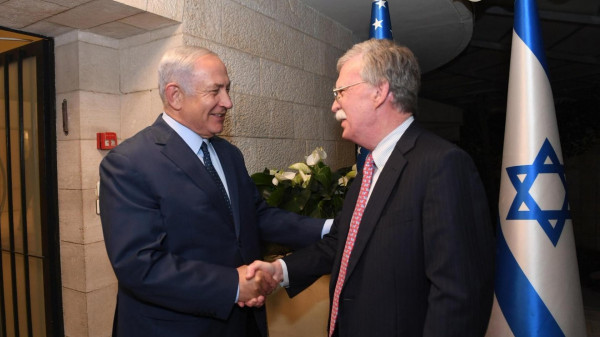 بولتون يصل "إسرائيل" للقاء نتنياهو ومناقشة عدة ملفات