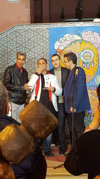 عرس تشكيلي في تكريم الفنان أحمد الهواري بمدينة مراكش