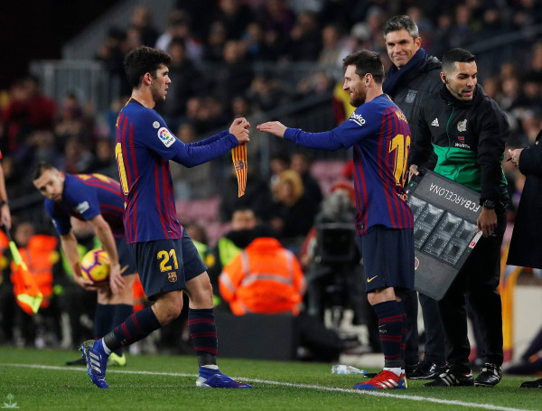 ميسي يقود برشلونة لفوز ثمين على ليجانيس في الدوري الإسباني