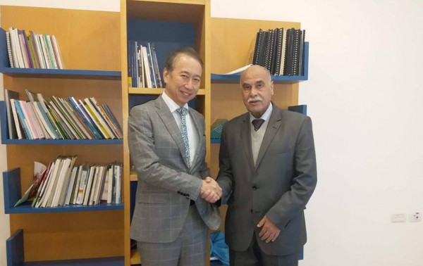 أبو سمهدانة يبحث مع السفير الياباني أخر تطورات الاوضاع في قطاع غزة