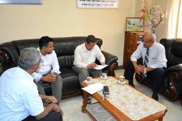 الصندوق الاجتماعي للتنمية يطلع على مشاكل بعض الكليات بجامعة عدن