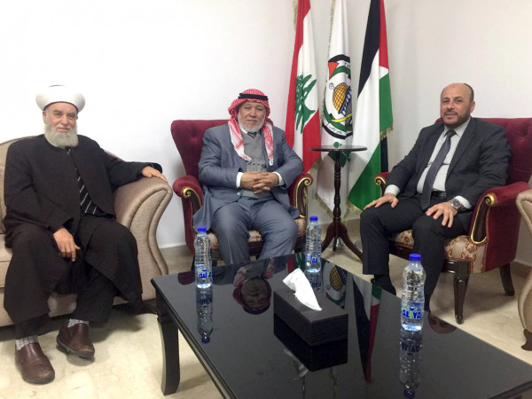 رابطة علماء فلسطين تزور ممثل حماس في لبنان وتبارك له مهمته الجديدة