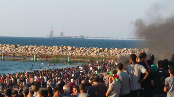 إصابات برصاص الاحتلال الإسرائيلي خلال فعاليات المسير البحري شمال القطاع