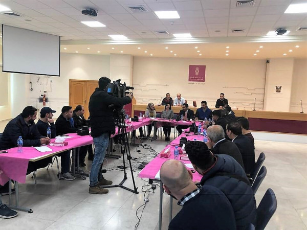 إجراء القرعة على بطولة بنك فلسطين للمؤسسات