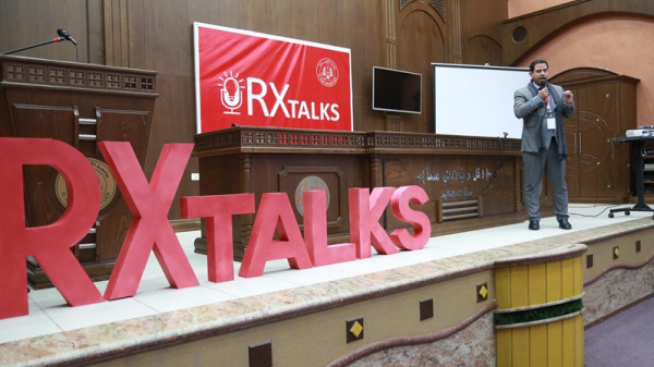 فريق RX التابع لكلية الصيدلة ينظم حدثاً ملهماً بعنوان RX TALKS