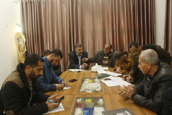 بلدية بني سهيلا تعقد لقاءً لمتابعة تنفيذ المرحلة الخامسة من الخطة الاستراتيجية