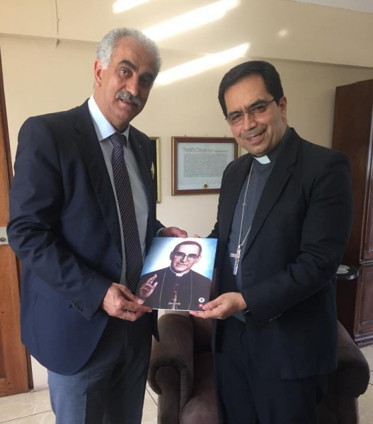 السفير مروان البوريني يلتقي وزير الخارجية السلفادوري