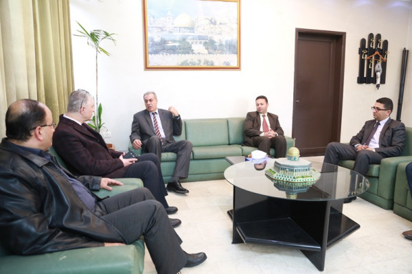 جامعة الأزهر-غزة تستقبل رئيس الهيئة الوطنية للاعتماد والجودة والنوعية