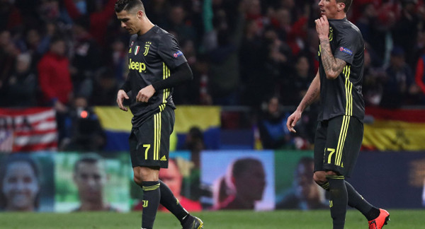 يوفنتوس يخسر بثنائية أمام أتلتيكو مدريد في دوري أبطال أوروبا