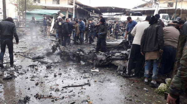 قتيل وجرحى بينهم أطفال جراء انفجار سيارة مفخخة في عفرين السورية