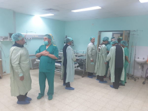 الوفد الطبي المصري يُباشر مهامه بمستشفى "غزة الأوروبي"